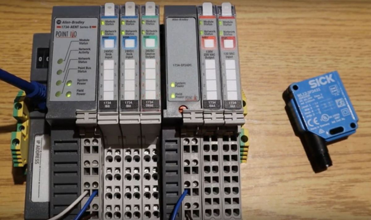 Point IO 1734 Allen Bradley - Input Sensor Hardware Installation Wiring Testing Programming Tutorial