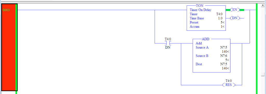 ADDTimerInstructionIncrementLadderLogicRSLogix5000